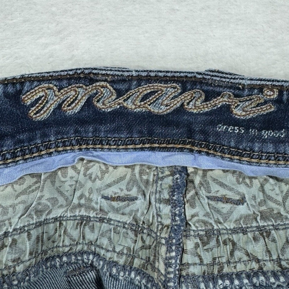 Mavi Kay Bootcut Jeans Womens 30x27 Dark Wash Low Rise Denim Stretch Y2K - Picture 4 of 10